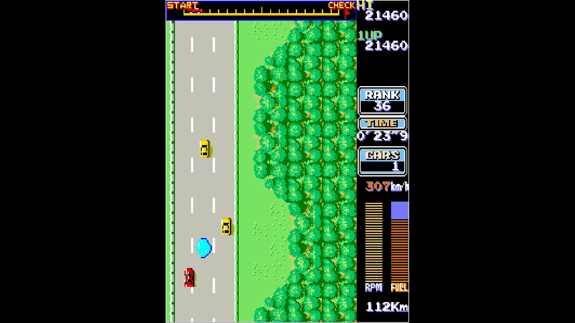 Изображение игры: Arcade Archives ROAD FIGHTER
