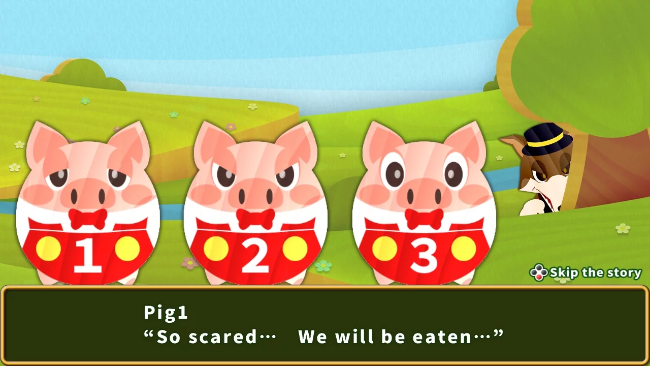 Изображение игры: 3 Little Pigs & Bad Wolf