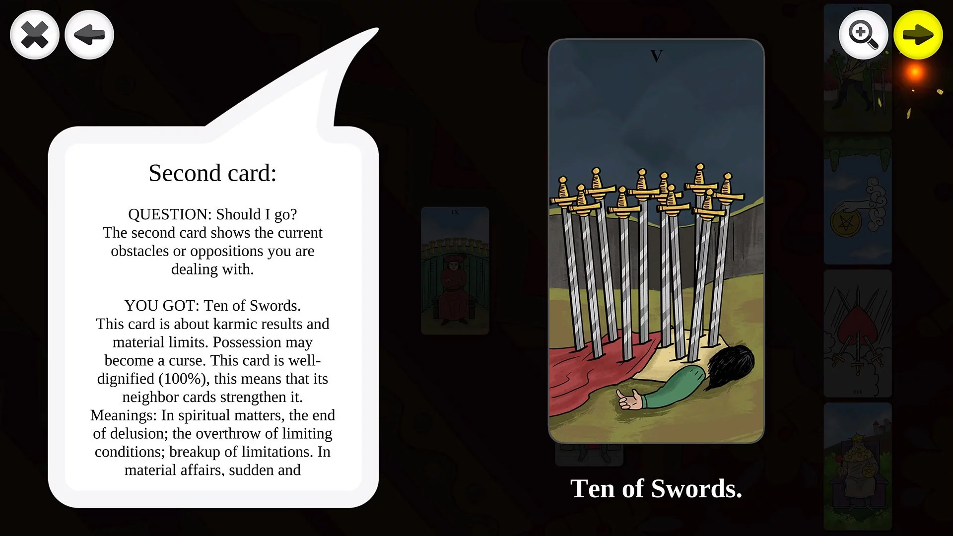 Изображение игры: Tarot Readings Premium