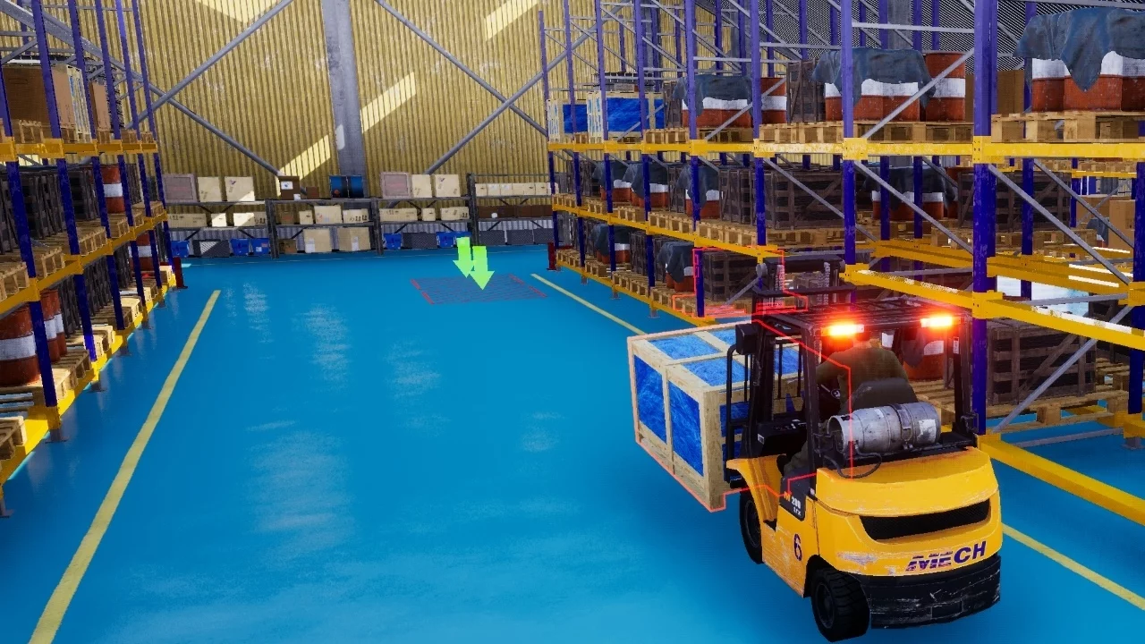 Изображение игры: Forklift - The Simulation