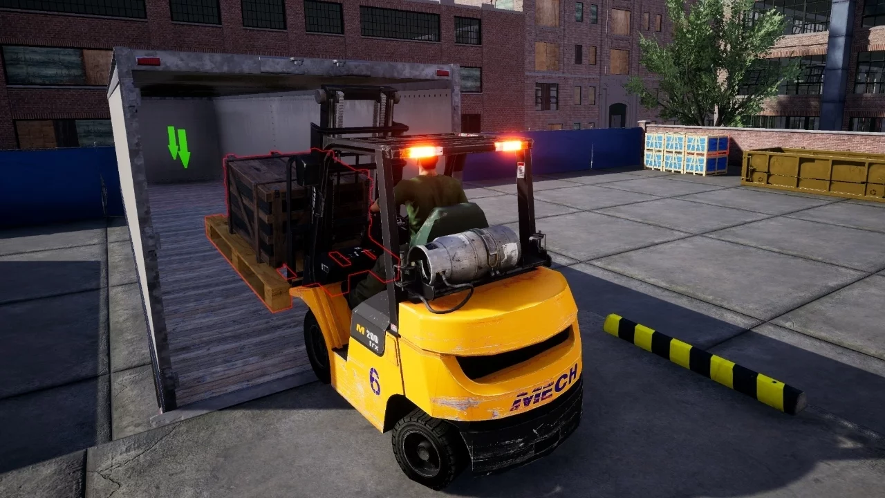 Изображение игры: Forklift - The Simulation
