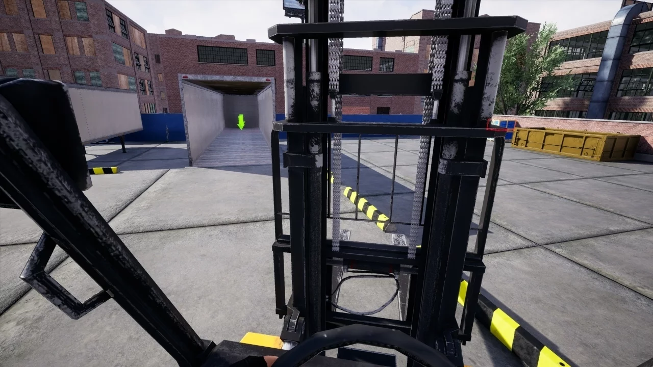 Изображение игры: Forklift - The Simulation
