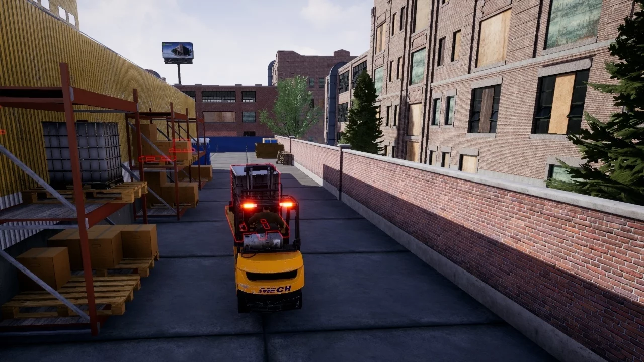 Изображение игры: Forklift - The Simulation