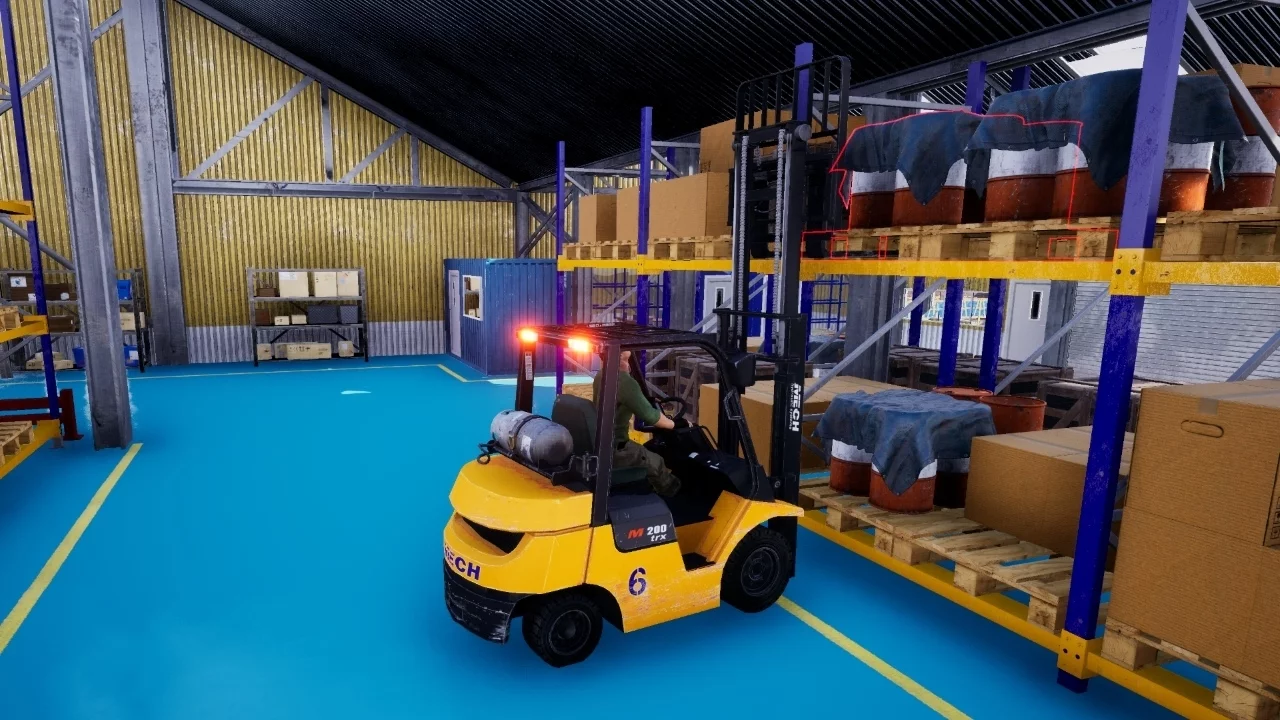 Изображение игры: Forklift - The Simulation