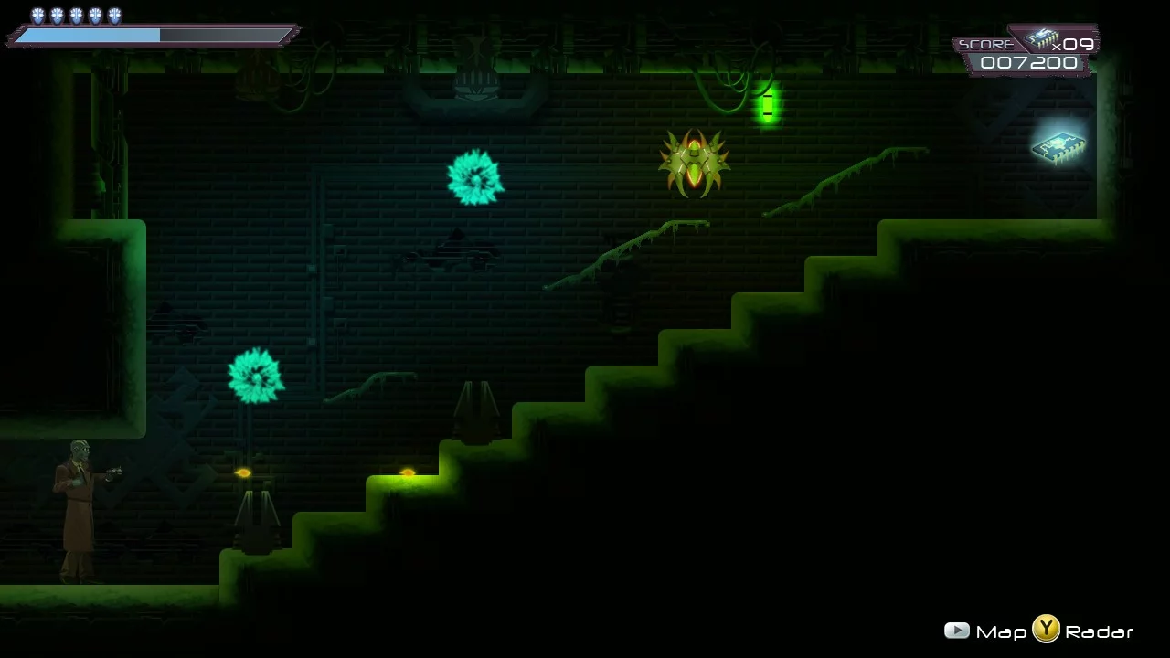 Изображение игры: Bitlogic - A Cyberpunk Arcade Adventure