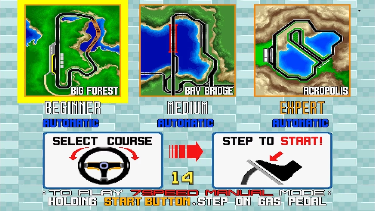 Изображение игры: SEGA AGES Virtua Racing