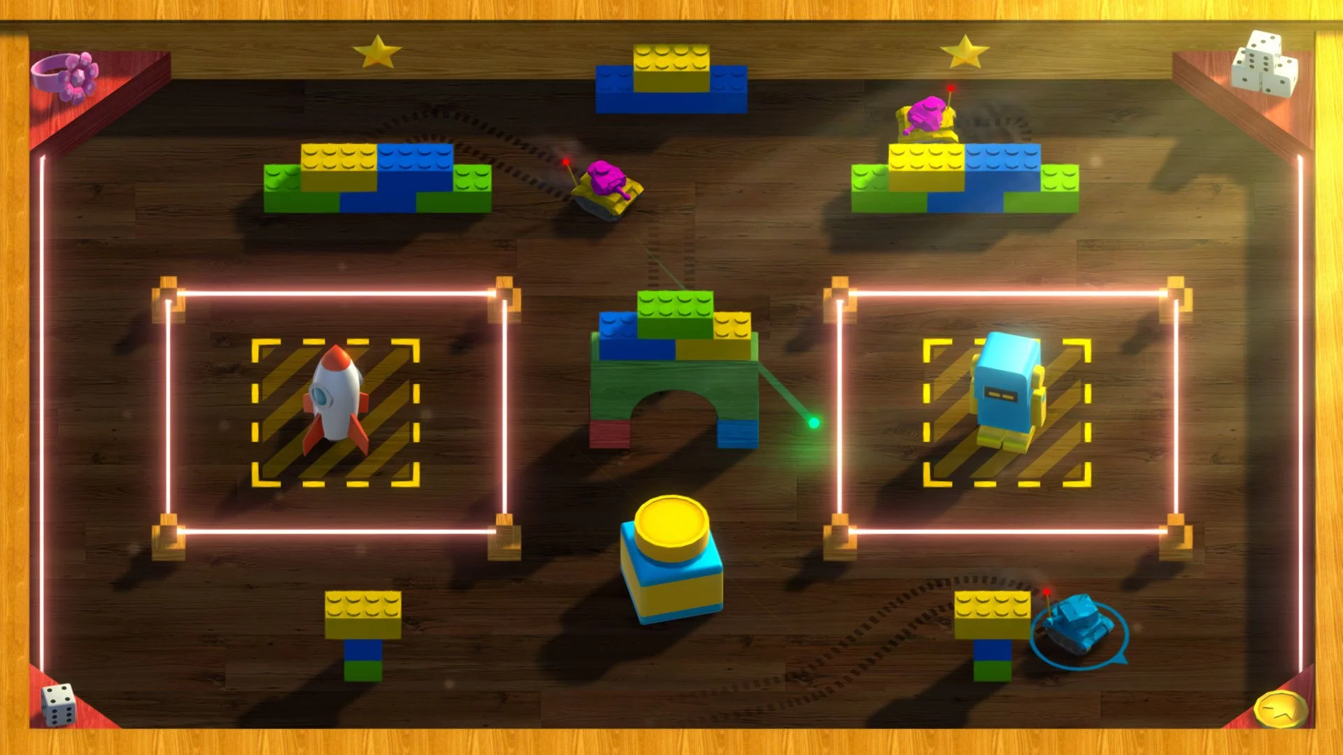 Изображение игры: Attack of the Toy Tanks