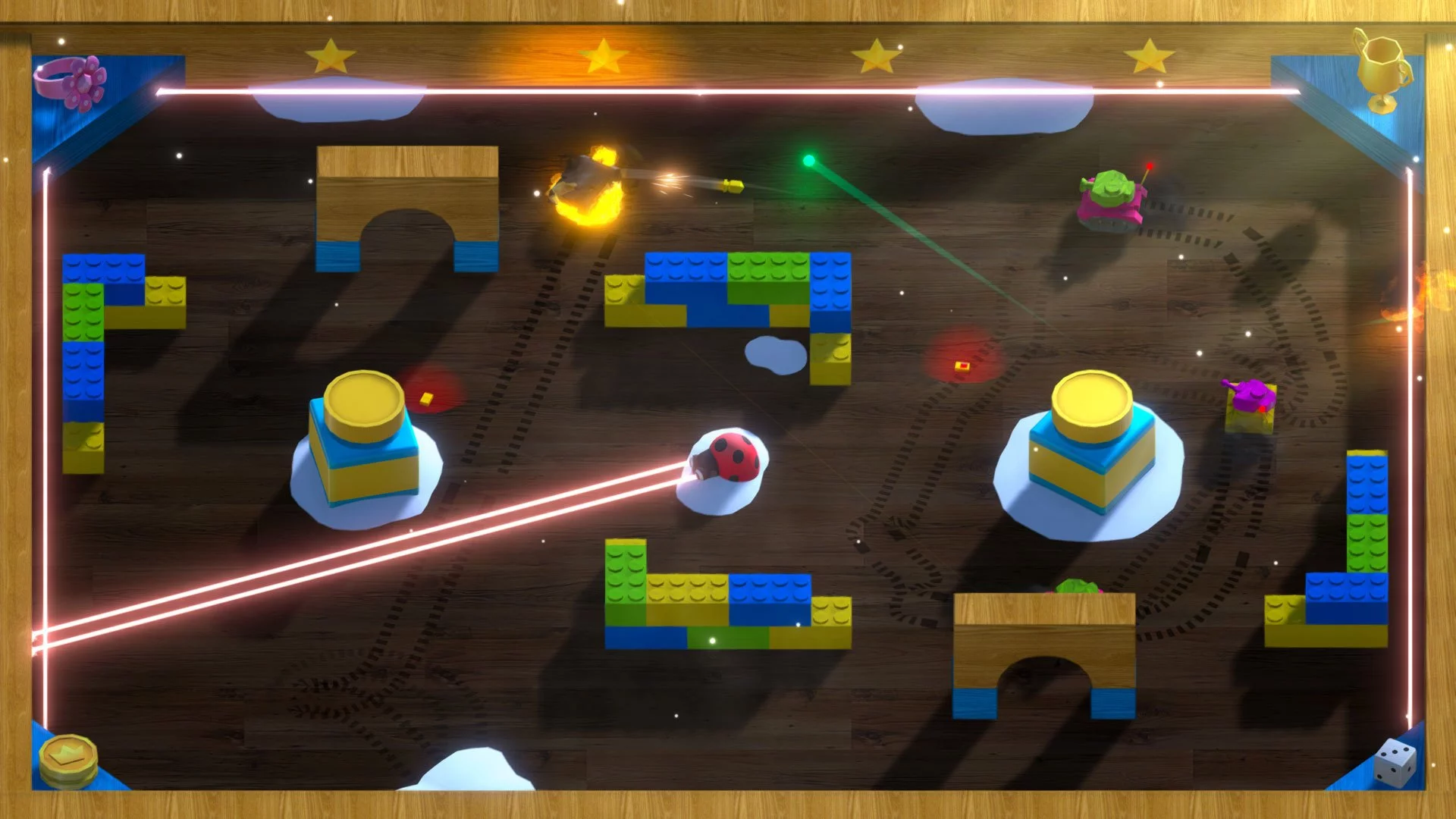Изображение игры: Attack of the Toy Tanks