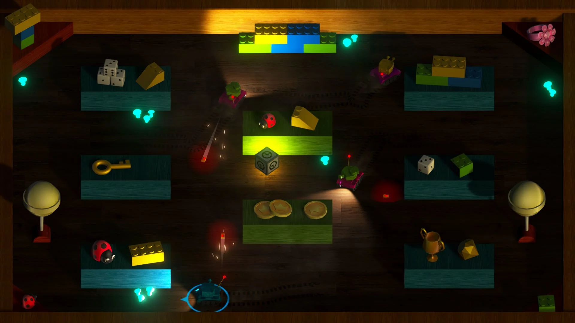Изображение игры: Attack of the Toy Tanks