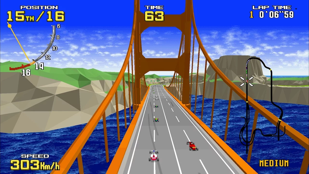 Изображение игры: SEGA AGES Virtua Racing