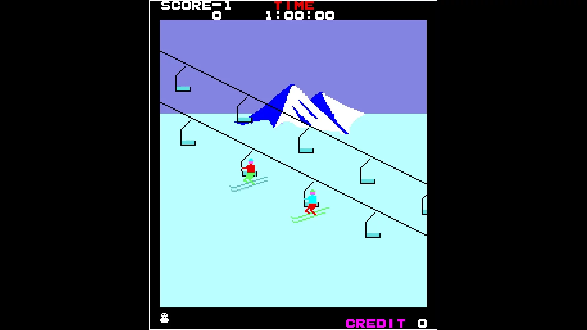Изображение игры: Arcade Archives ALPINE SKI