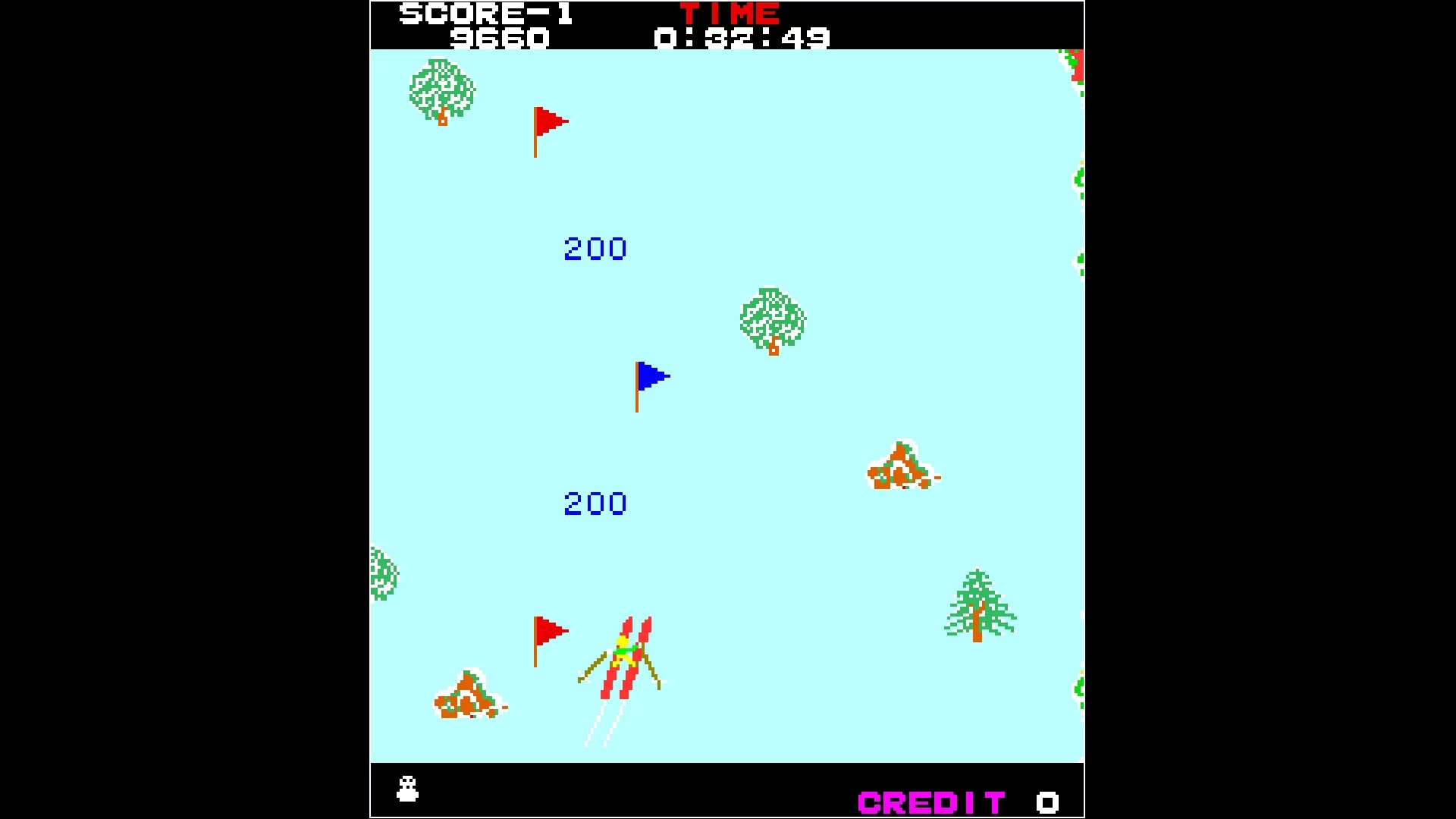 Изображение игры: Arcade Archives ALPINE SKI
