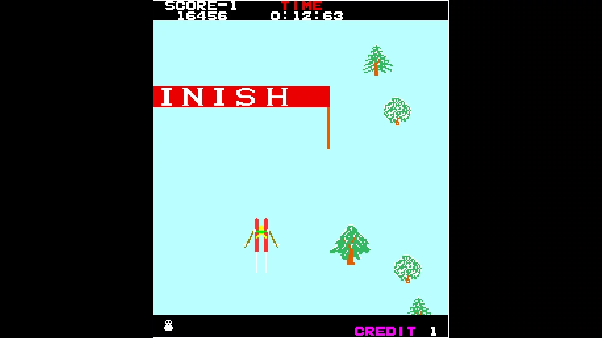 Изображение игры: Arcade Archives ALPINE SKI