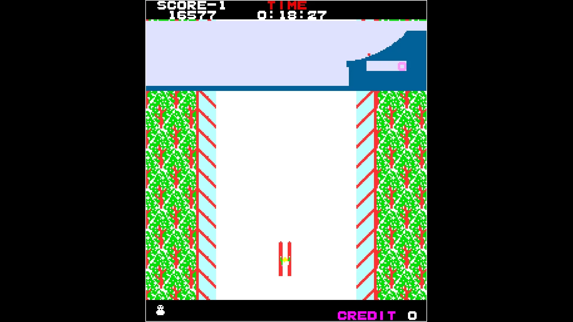 Изображение игры: Arcade Archives ALPINE SKI