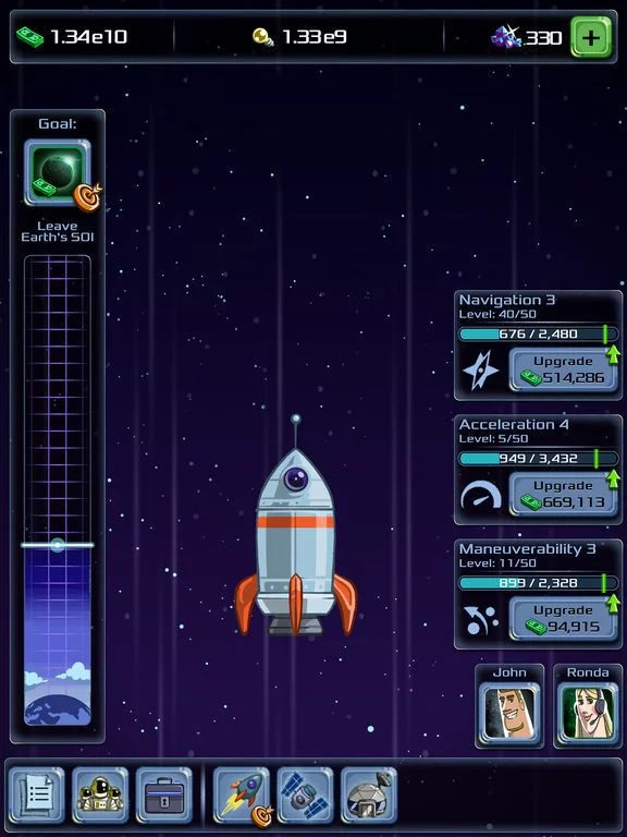 Изображение игры: Idle Tycoon: Space Company