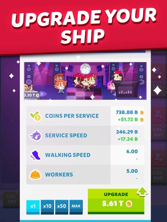 Изображение игры: Idle Cruise Ship