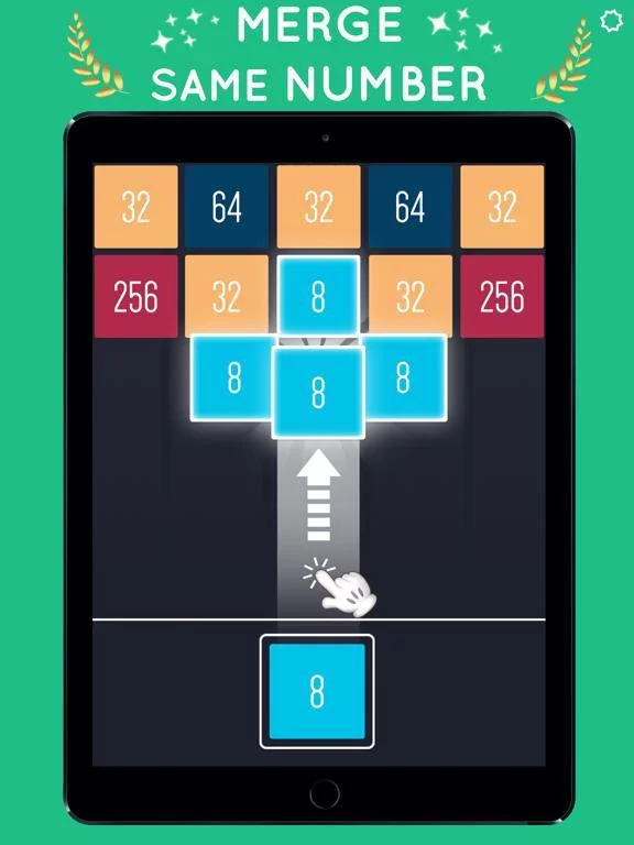 Изображение игры: X2 Blocks - Merge Puzzle