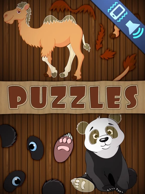 Изображение игры: Animal Puzzles Games: little boys & girls puzzle