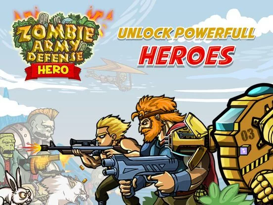 Изображение игры: Zombie Army Defense HERO