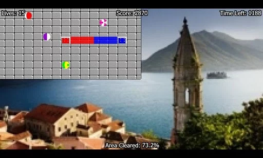 Изображение игры: JezzBall Classic