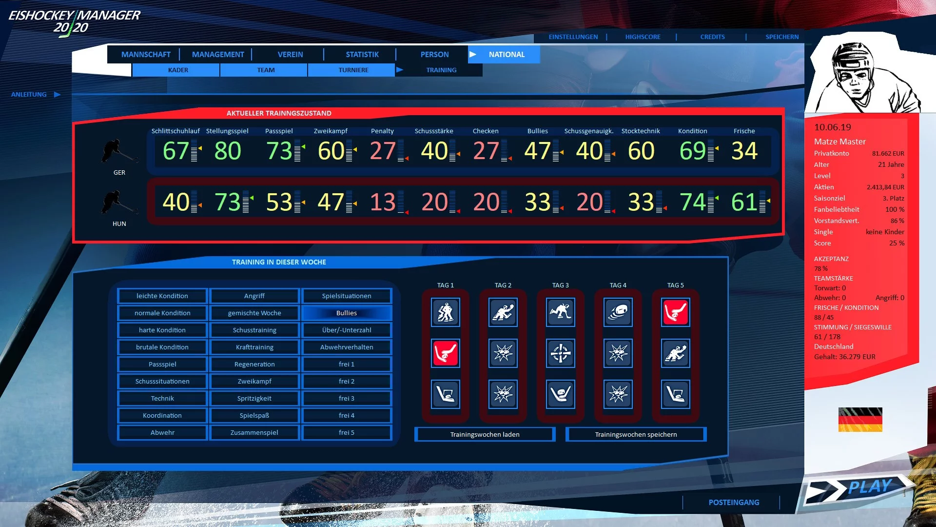 Изображение игры: Hockey Manager 20|20