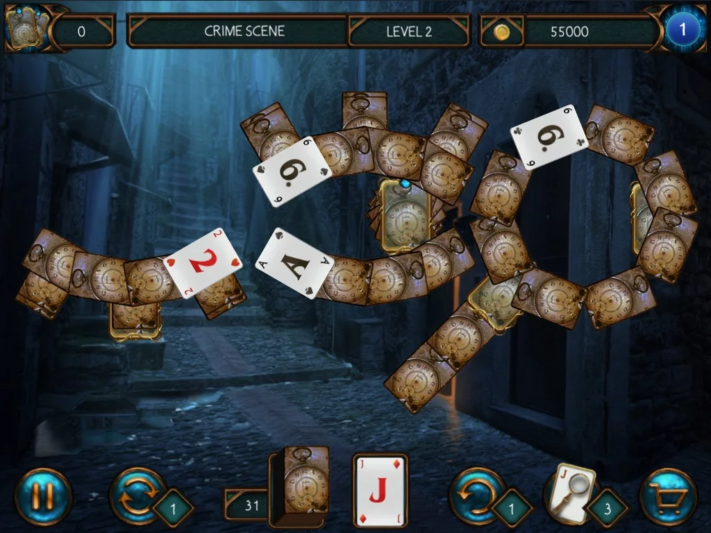Изображение игры: Detective Solitaire Inspector Magic