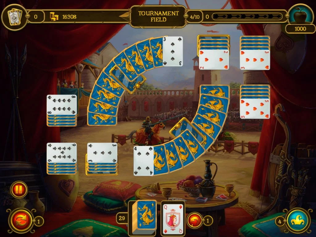 Изображение игры: Knight Solitaire