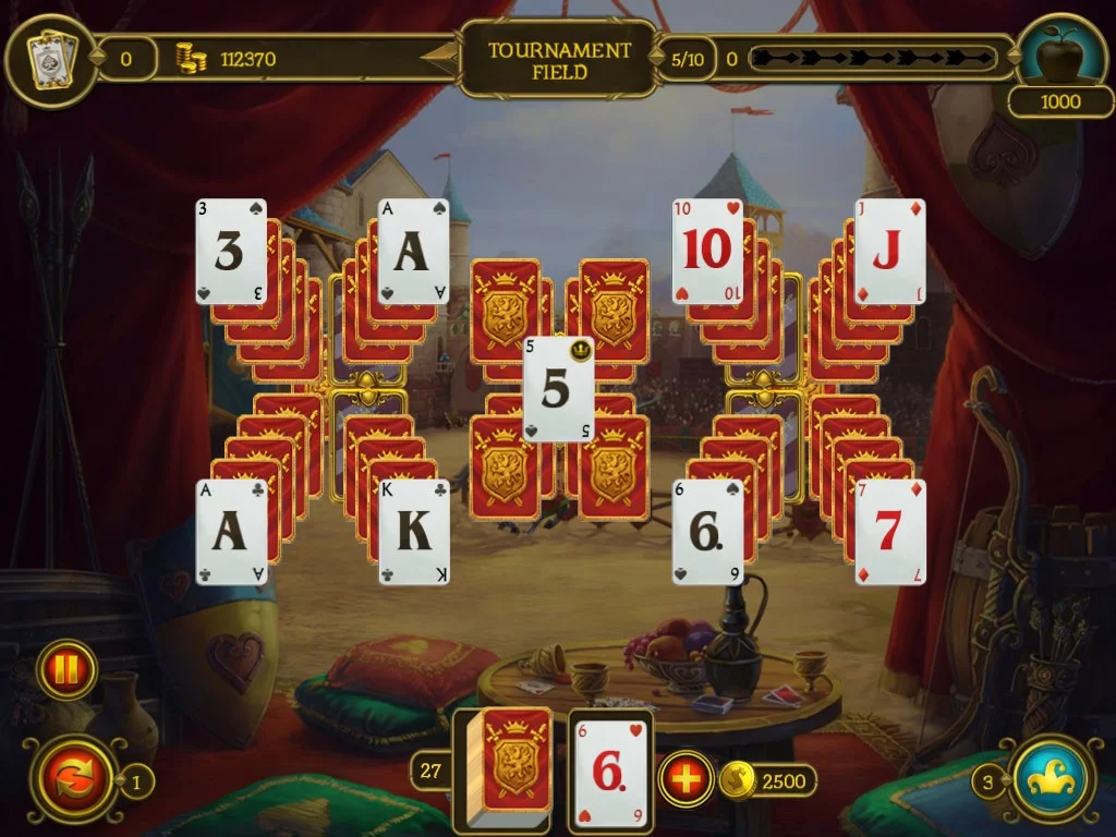 Изображение игры: Knight Solitaire