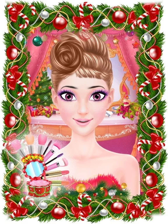 Изображение игры: Christmas Princess Party Salon