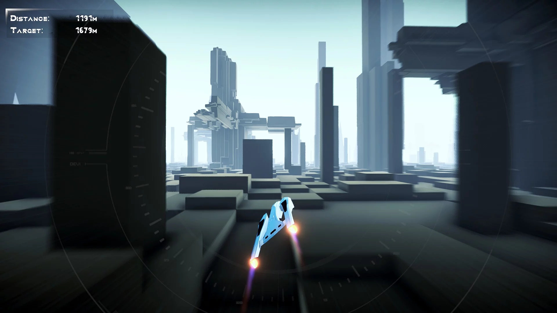 Изображение игры: INFINITY RACER XD
