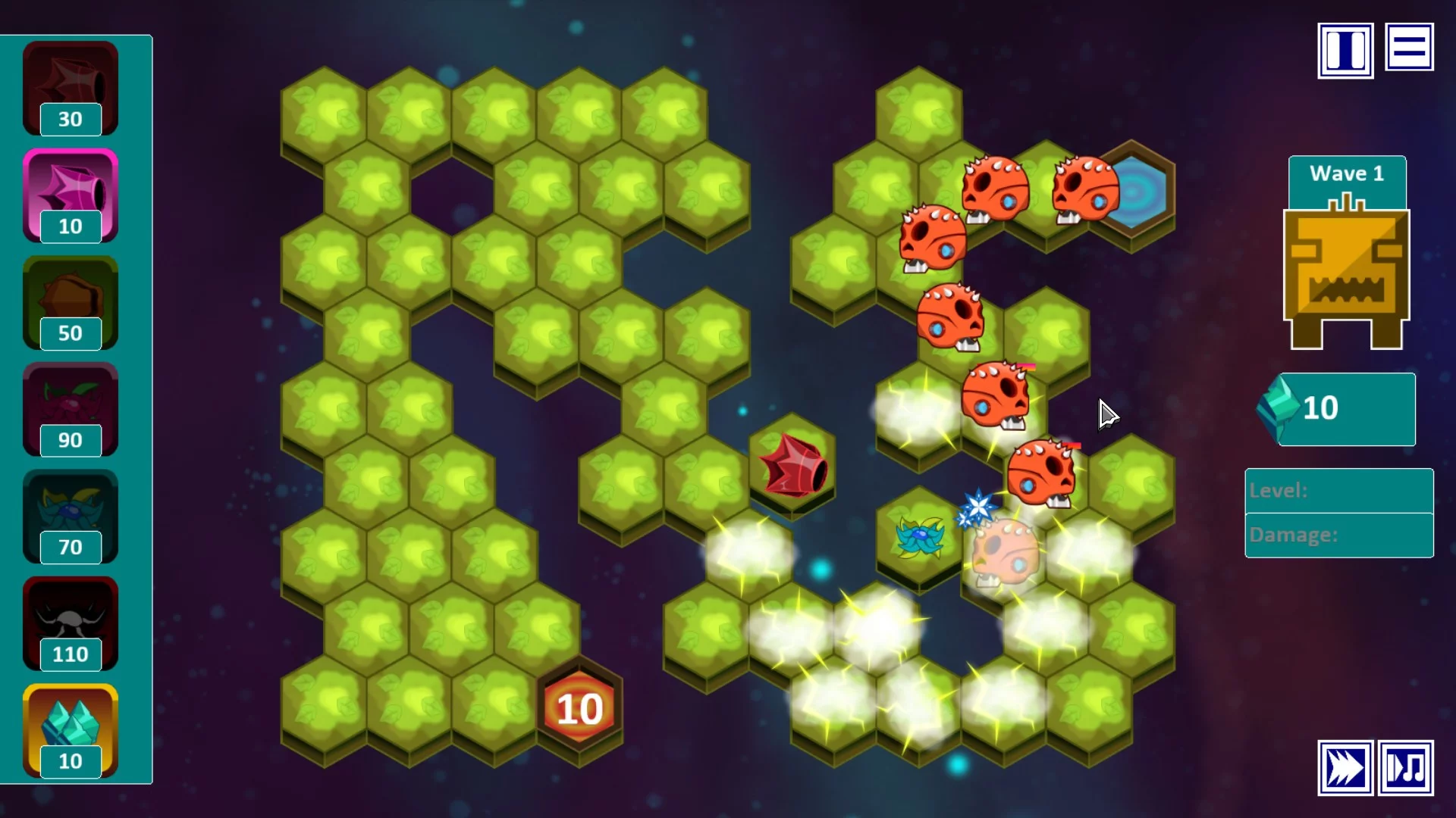 Изображение игры: Myriad Tower Defense