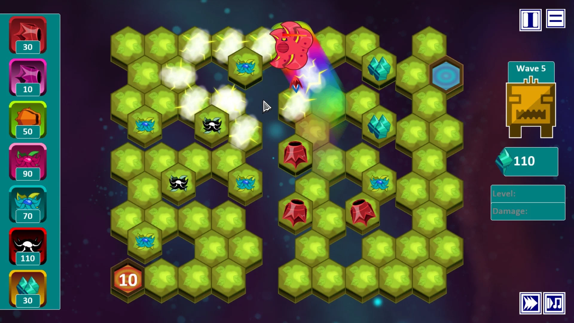 Изображение игры: Myriad Tower Defense