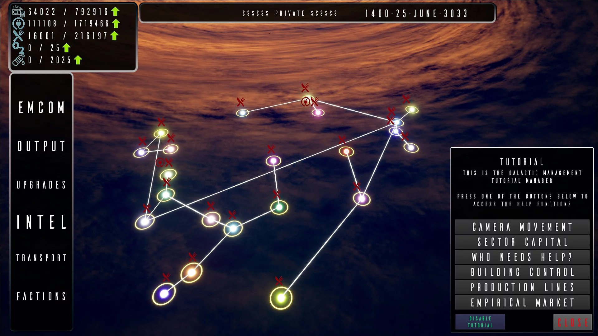 Изображение игры: Galactic Management