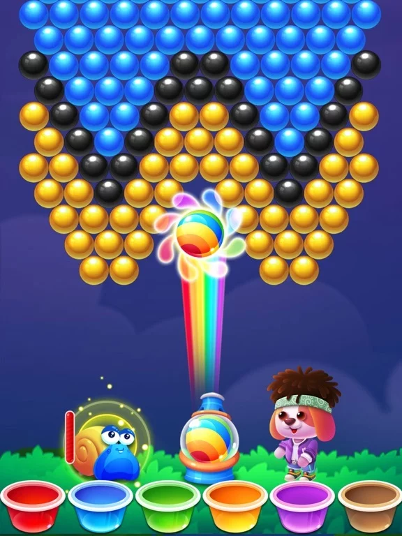Изображение игры: Bubble Shooter: Magic Snail