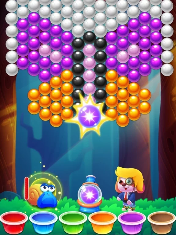 Изображение игры: Bubble Shooter: Magic Snail