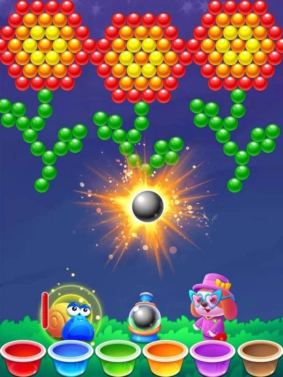 Изображение игры: Bubble Shooter: Magic Snail