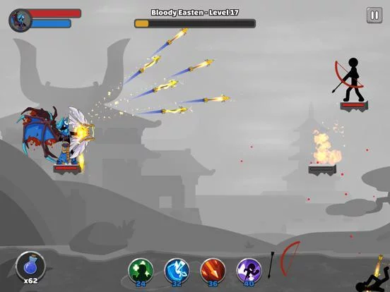 Изображение игры: Stickfight Archer