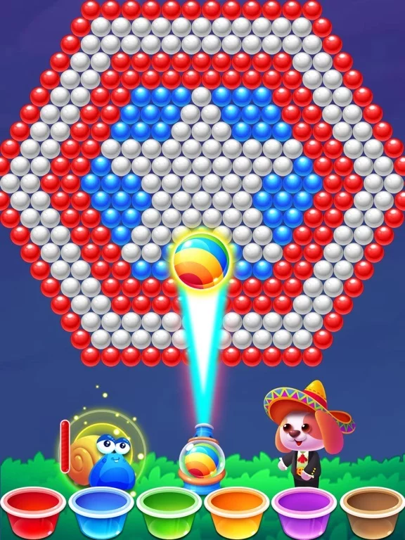 Изображение игры: Bubble Shooter: Magic Snail