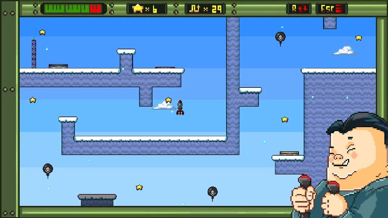 Изображение игры: King rocket