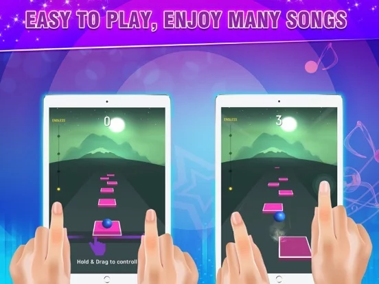 Изображение игры: Magic Tiles Hop 2