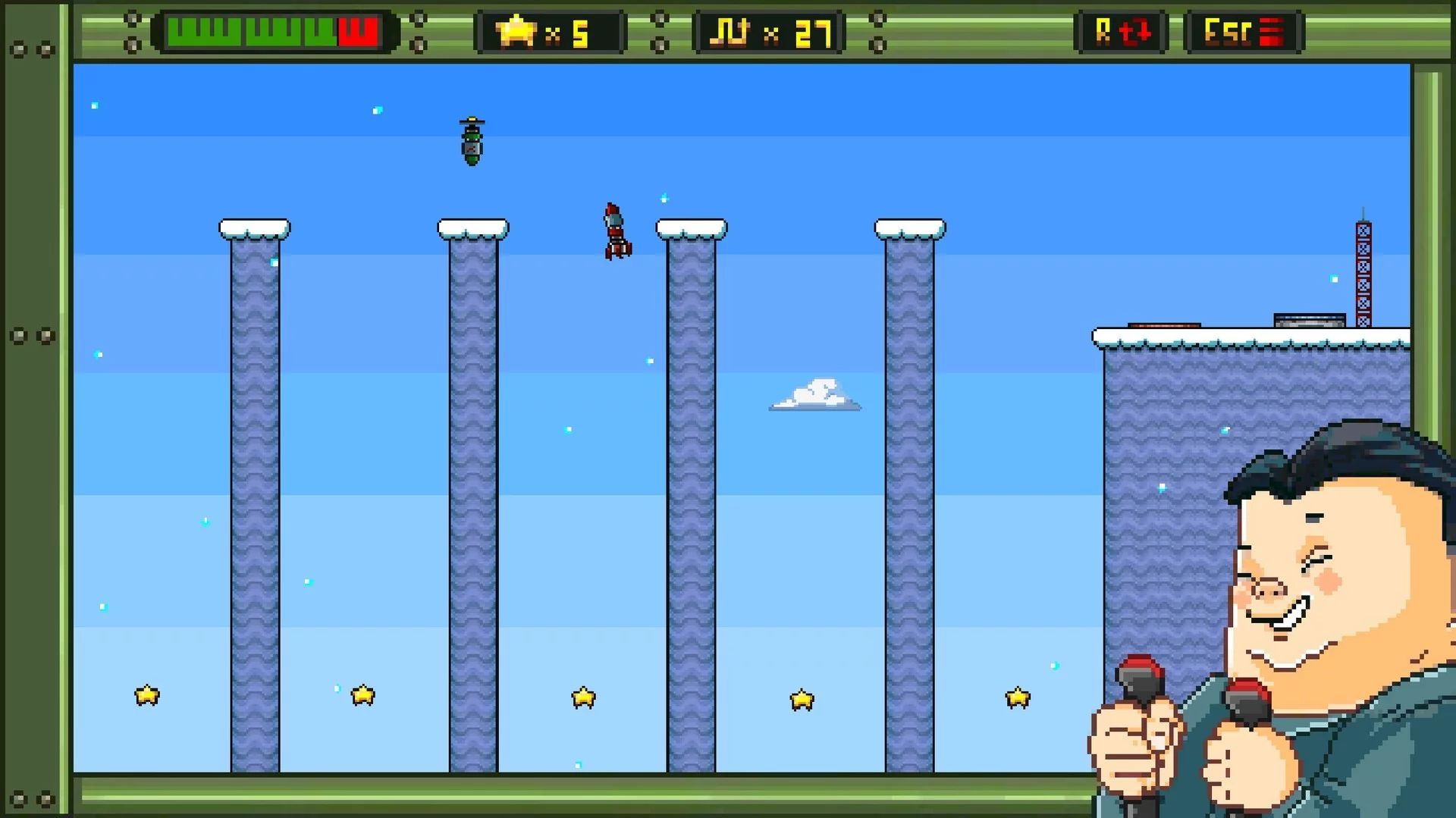 Изображение игры: King rocket