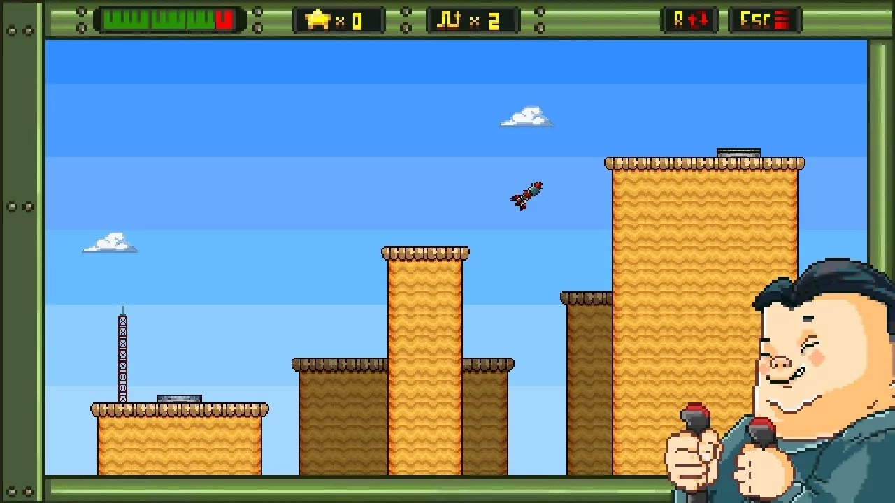 Изображение игры: King rocket