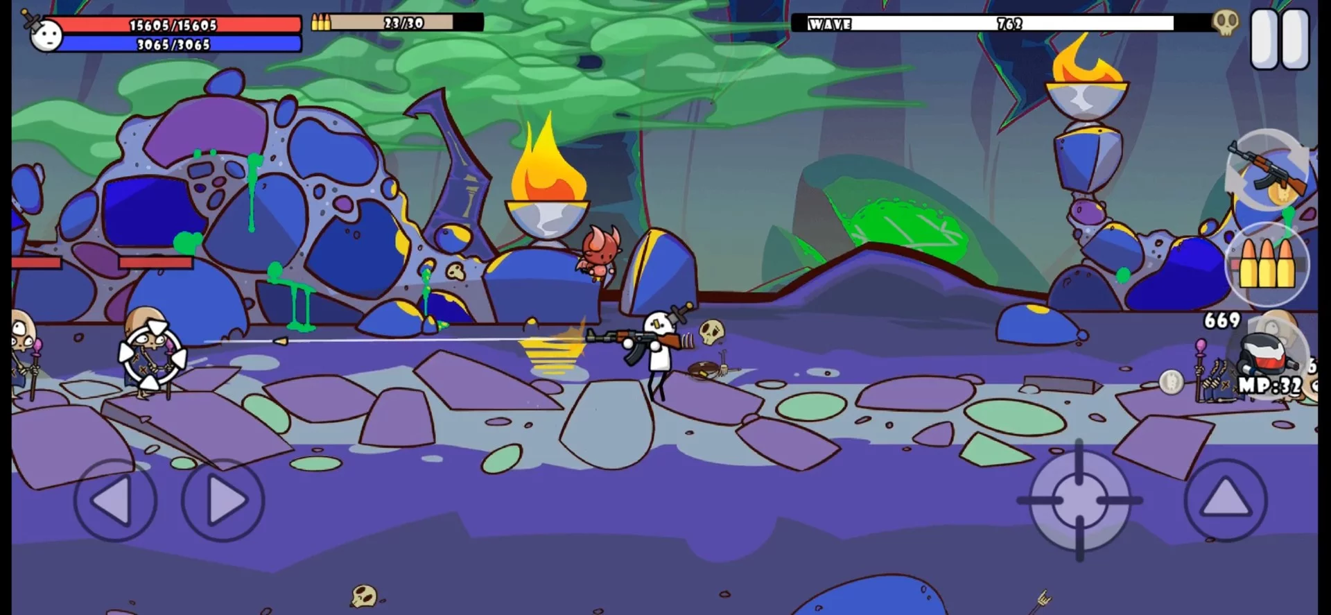 Изображение игры: One Gun 2: Stickman