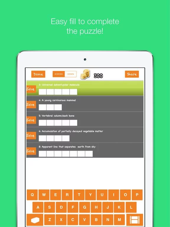 Изображение игры: Easy Crossword Puzzle