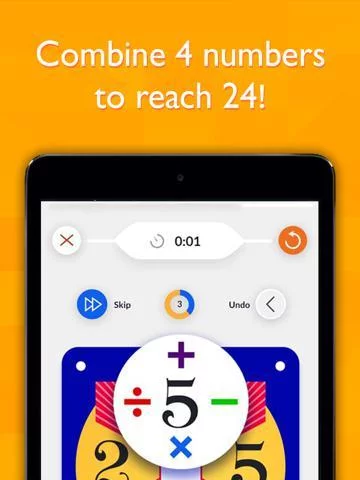 Изображение игры: 24 Game – Math Card Puzzle
