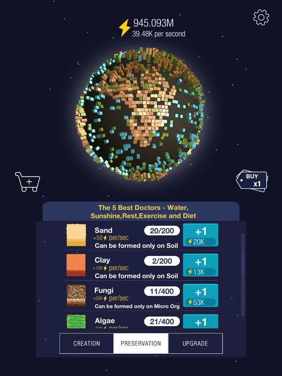 Изображение игры: Idle World !