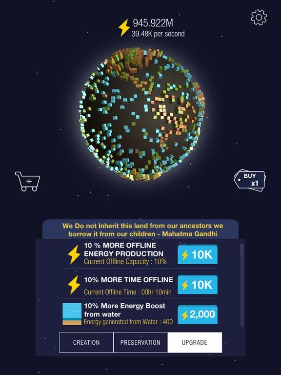 Изображение игры: Idle World !