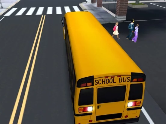Изображение игры: School Bus Simulator Games 3D