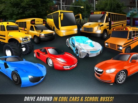 Изображение игры: School Bus Simulator Games 3D