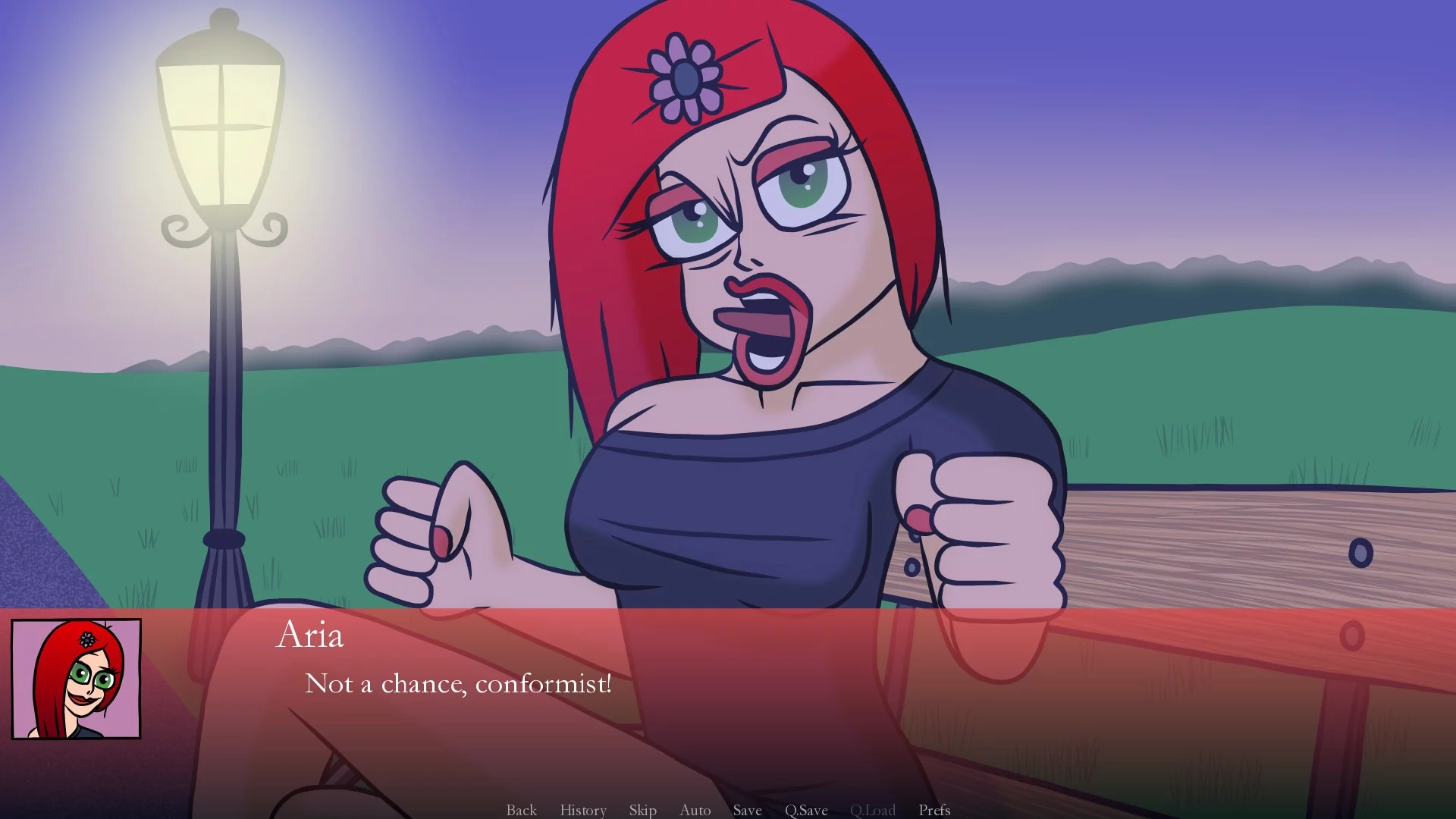 Изображение игры: Aria Dating Simulator
